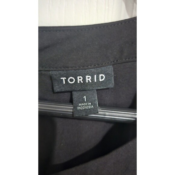 Torrid black Women's halter Chic Casual Elegant Size 1X. - Picture 8 of 16